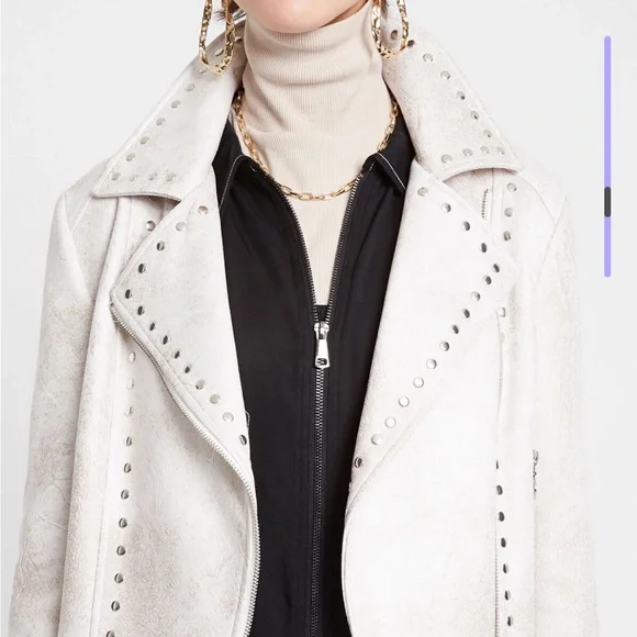 NWT Size 4 Desigual Ramones Westchester Fringe Jacket - Picture 6 of 16